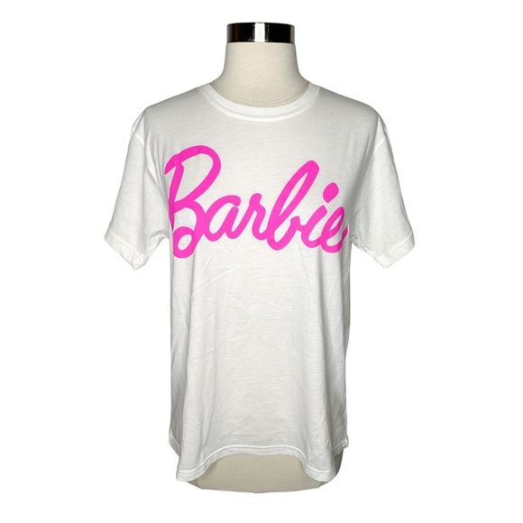 Barbie Tops - Barbie Classic Logo Tee - Size Large